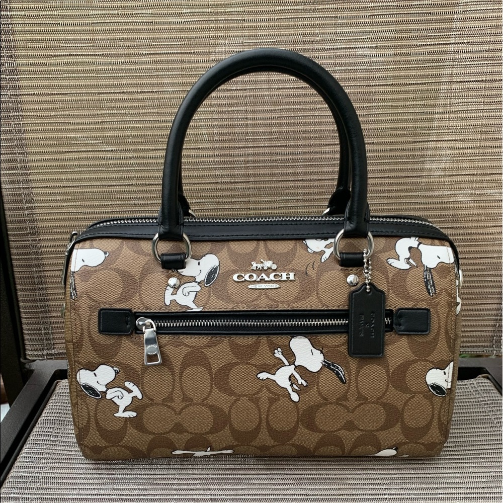 Coach X Peanuts Snoopy Rowan Satchel